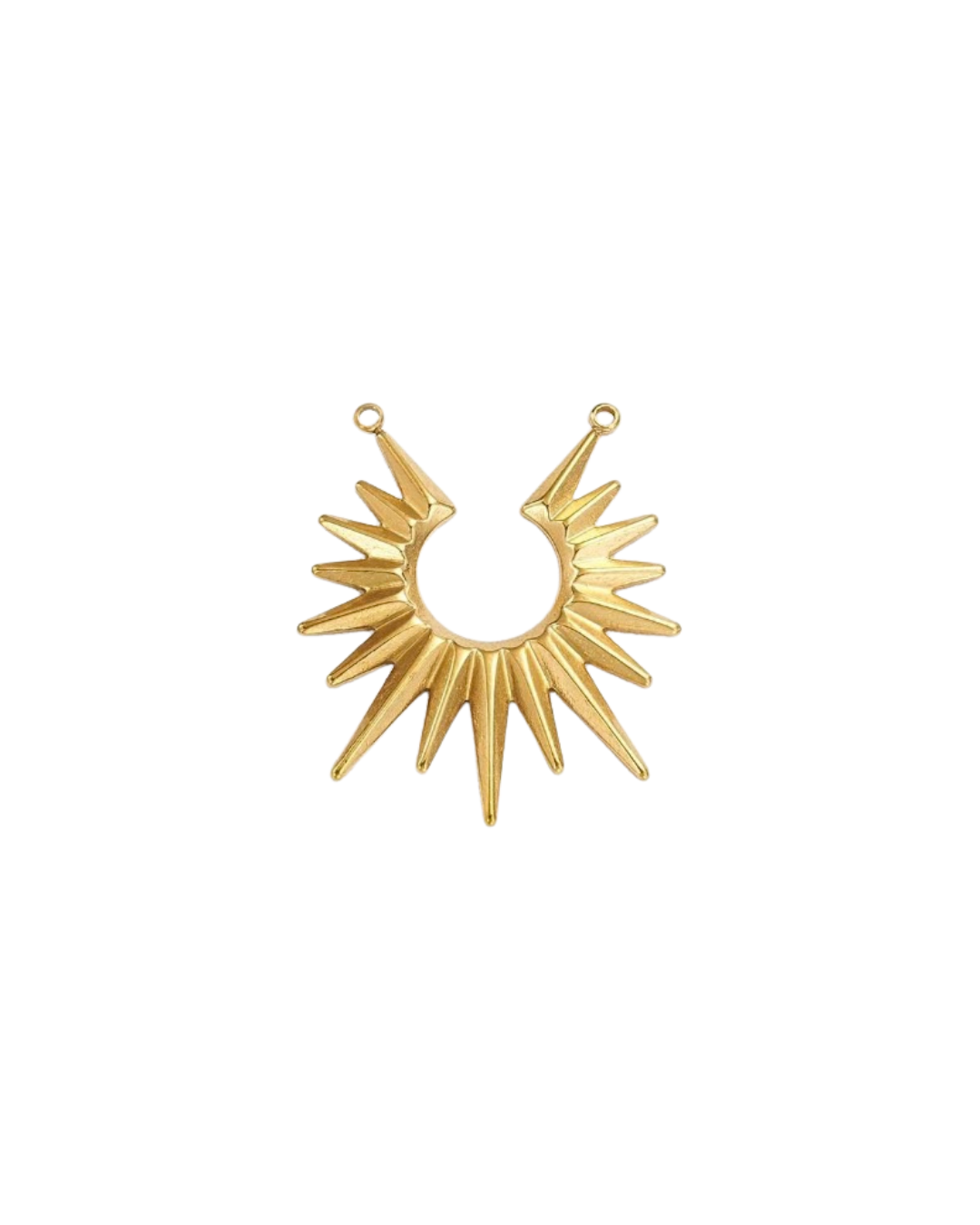 Gold Soleil Beaded Necklace