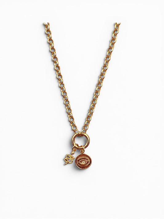 Gold Viper & Vice Necklace
