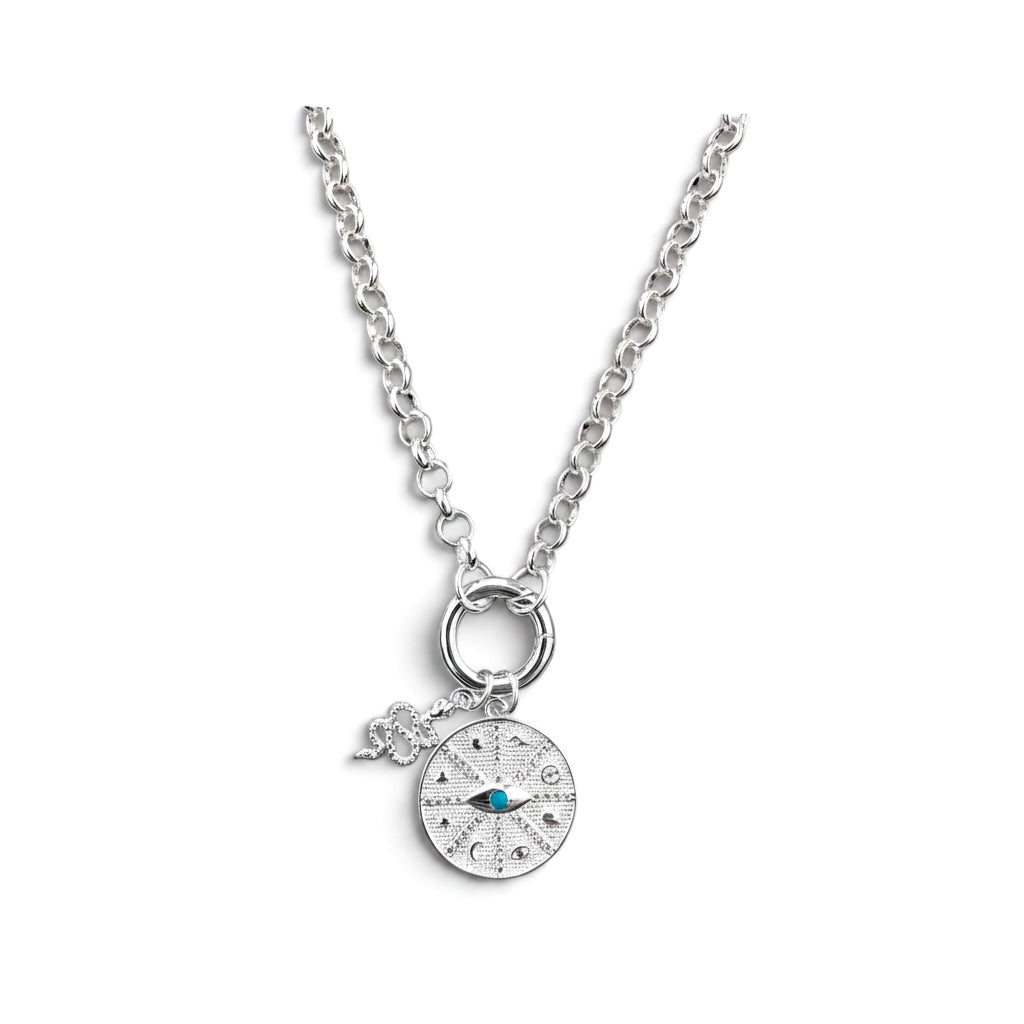 Silver Viper & Meridian Necklace