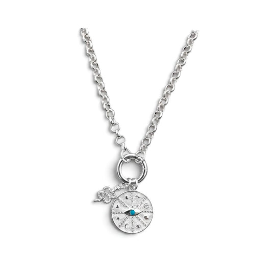 Silver Viper & Meridian Necklace