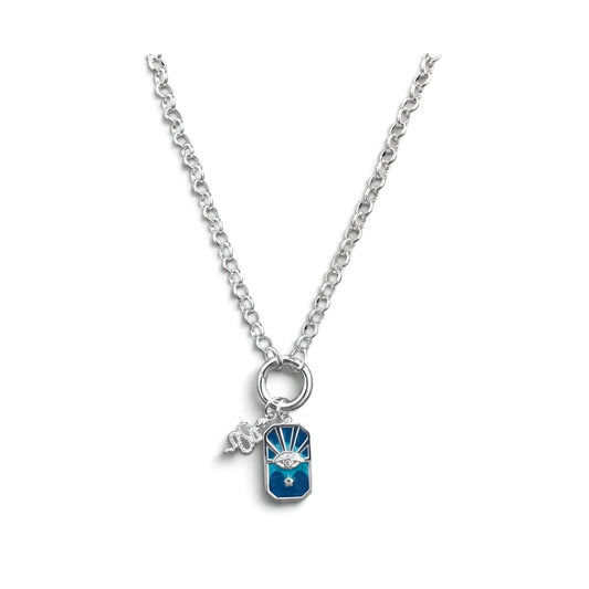 Silver Viper & Stellar Necklace