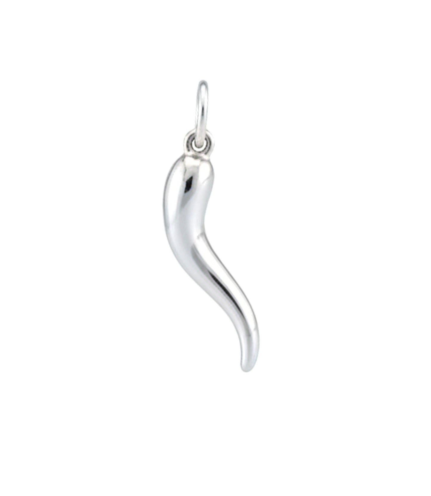 Silver Cornicello & Rosetta Beaded Necklace