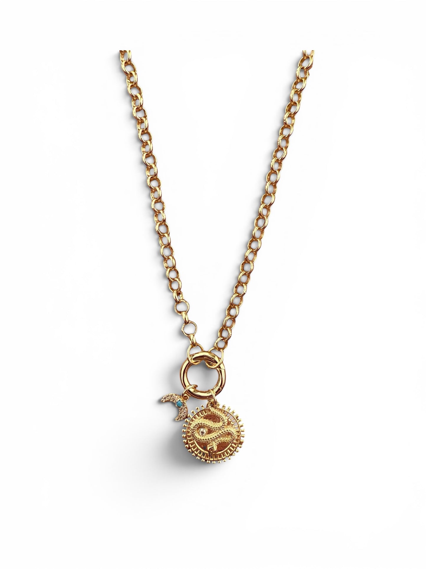 Gold Demi & Ophiuchus Necklace