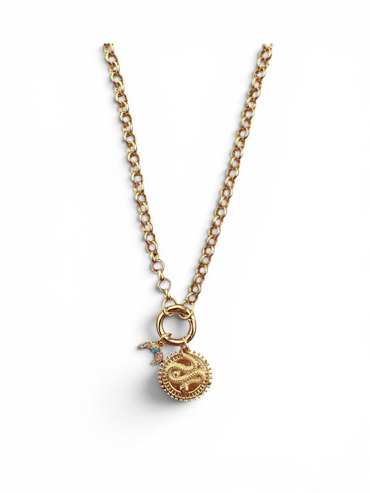 Gold Demi & Ophiuchus Necklace