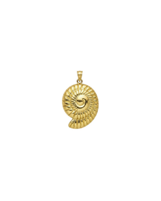 Gold Nautilus LAYERED Beaded Necklace