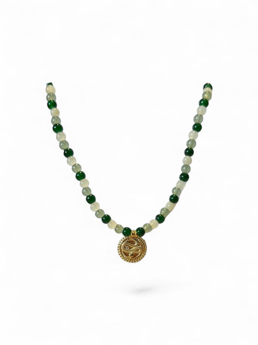 Gold Ophiuchus Beaded Necklace