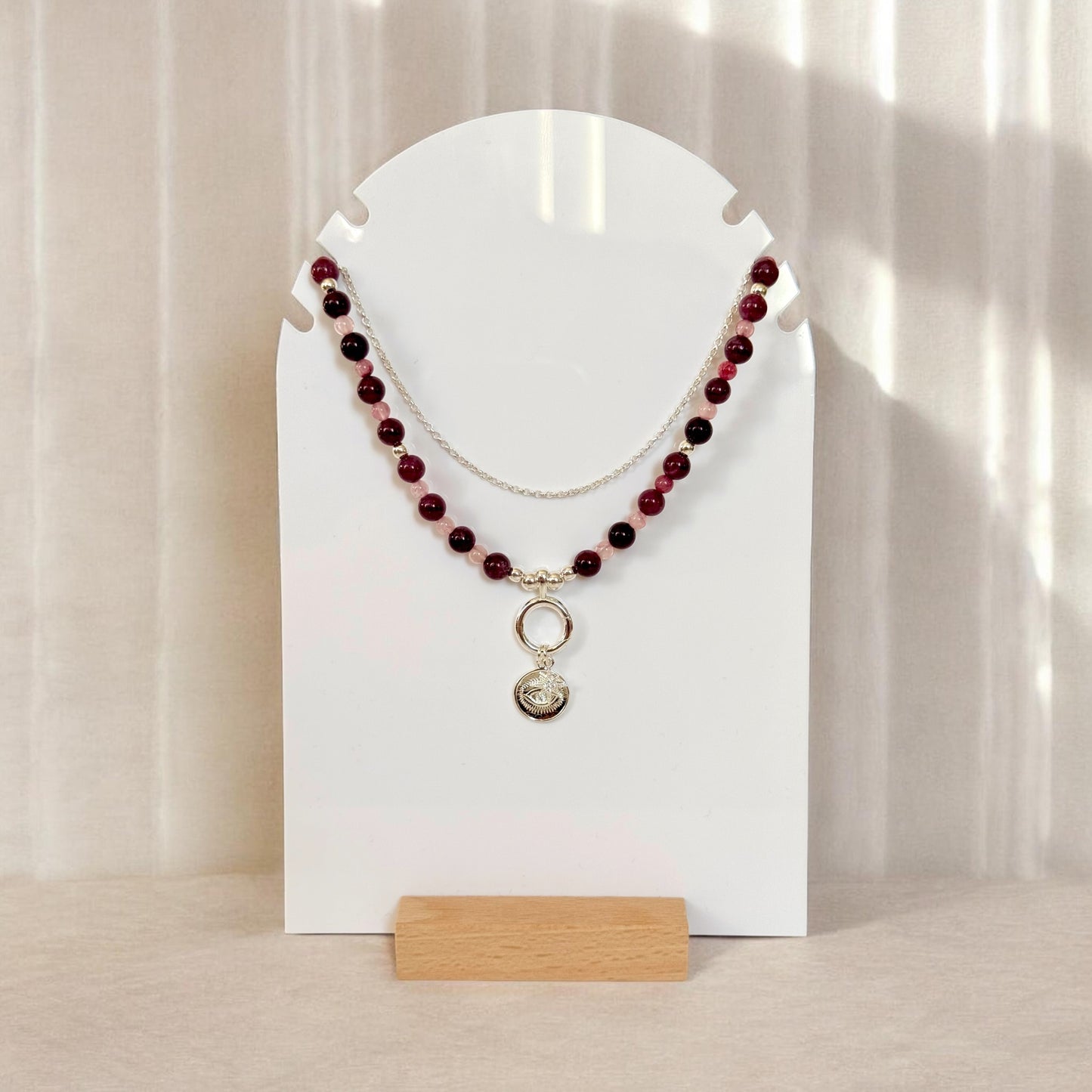 Silver Vice & Polaris LAYERED Beaded Necklace